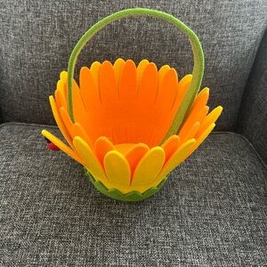 Yellow Easter basket